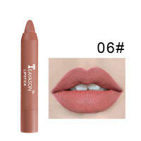 TEAYASON 12สี TEAYASON Matte Velvet ลิปสติกปากกา/ละเอียดอ่อนเรียบกันน้ำ Non-Stick Cup Lip Tint/ติดทนนาน