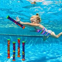 Diving Stick Toy Underwater Sinking Swimming Pool Toy 5pcs Multi-colorful Set For Summer Swimming Dive Childrens Birthday Gifts