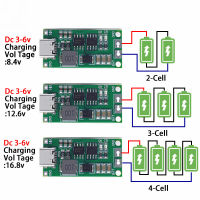 Multi-2S 3S 4S Type-C ถึง8.4V 12.6V 16.8V Step-Up Boost LiPo Polymer Li-Ion 7.4V 11.1V 14.8V 18650แบตเตอรี่ลิเธียม