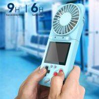 67JA 500 in 1 Gameboy Color Display Built-in Video Games Player Mini Personal Fan Travel Fan Retro Game Console Much Fan