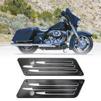 สลักกระเป๋าใต้อานครอบคลุมพอดีที่ครอบบานพับ Saddlebag สำหรับ Touring Street Glide