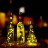 hot new products 5PCS 1.5M Solar Cork Wine Bottle Stopper Copper Wire String Lights Fairy Lamps Outdoor Party Decoration