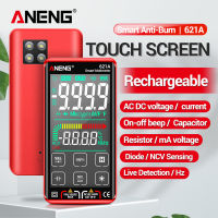 ANENG 621A Inligent มัลติมิเตอร์แบบดิจิทัลจำนวน9999ค่าช่วงออโต้ชาร์จแบบพกพา NCV หน้าจอสัมผัสมัลติมิเตอร์สากล