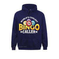 Worlds Coolest Bingo Caller Lucky Bingo Player Valentine Day Hoodies Long Sleeve Europe Sportswears Funny Sweatshirts Size Xxs-4Xl