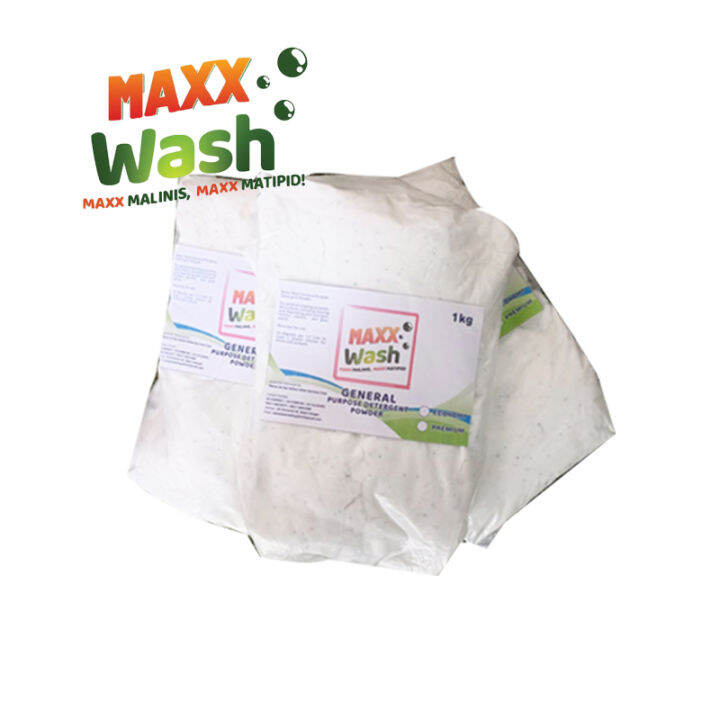 Maxx Wash Clean Economy Detergent Powder (1kg/pack) Lazada PH