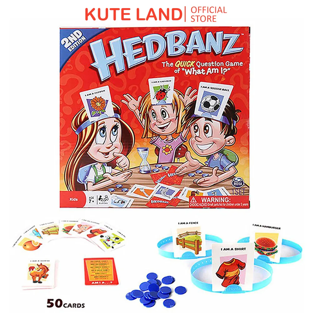 Bộ Trò Chơi Hedbanz Board Game Đoán Hình Vui Nhộn Giải Trí Thú Vị |  Lazada.Vn