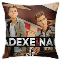 （ALL IN STOCK XZX）ADEXE Y NAU 1 dakimakura pillowcase Polyester pillowcase Double sided printing 45X45CM   (Double sided printing with free customization of patterns)