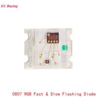 50pcs Flashing LED SMD Diode 0805 RGB Diodo flash Alto Brilho Diod 0807 RGB Flash LED Color Fast Flash