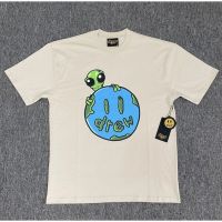 xxSpotxx DREW HOUSE alien cartoon print round neck short sleeve round neck T-shirt for men and women