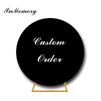 InMemory Personalized Photography Background Special Link For Custom Round Circle Backdrops Vinyl Or Elastic Traps  Drains
