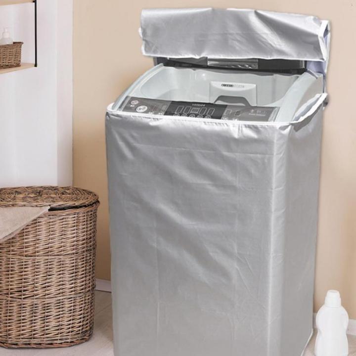 เครื่องซักผ้าฝาครอบเครื่องซักผ้าที่คลุมเครื่องซักผ้าผ้ากันน้ำที่ทนทานสำหรับเครื่องซักผ้าโหลดด้านหน้า-เครื่องอบแห้งทุกสภาพอากาศ