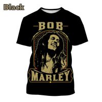 New Fashion Bob Marley Mens Women 3D Printed T-Shirt Reggae Music Hip Hop Casual Short Sleeve Men Print Tops Tee Shirts