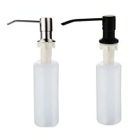 Soap Dispensor For Kitchen Sink 304 Stainless Steel Refill From The Top Built In Design For Counter Top With Liquid Soap