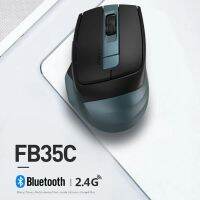 Fb35cs เปื้อนเลือดบลูทูธไร้สายแบบพกพาเมาส์เงียบสำนักงานสองโหมดอุปกรณ์คอมพิวเตอร์เทคโนโลยีไร้สาย