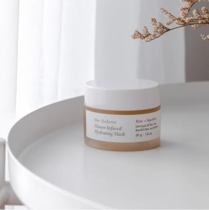 THE AUBREE FLOWER INFUSED HYDRATING MASK 50 GR Lazada Indonesia