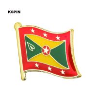 10pcs a lot Grenada flag pin lapel pin badge 10pcs a lot Brooch Icons KS-0068
