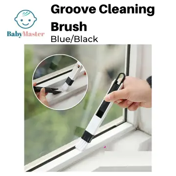 Multifunction Computer Window Cleaning Brush Window Groove Keyboard Nook  Dust Shovel Window Track Cleaner Tool