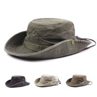 【CW】 Men  39;s Cap Mesh Breathable Cotton Hat Panama Jungle Fishing Hats Dad  39;s Beach