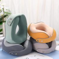 Travel Pillow Adjustable Magnetic Snap U Shape Portable Head Neck Rest Nap Pillow for Sleeping Travel pillows