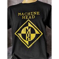 เสื้อวงนำเข้า Machine Head Nu Metal Korn Limp Bizkit POD Static-X Soulfly Coal Chamber Deftones Style Vitage T-Shirt