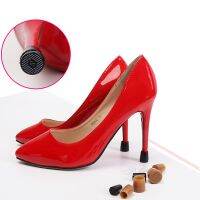 【CW】 Woman heels Cover Non-slip Wearable Heel Round TPU/PVC Material Soft Damping Protector