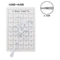 คุณภาพสูง0.50d ถึง4.00d ระดับฟลิปเลนส์การยืนยันการทดสอบฟลิปเปอร์วัดสายตาพลาสติก Pd จักษุปรับได้