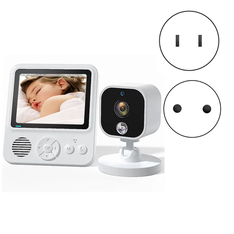 2.8 Video Baby Monitor w/Audio 2-way Talk Babyphone 2600mAh IPS