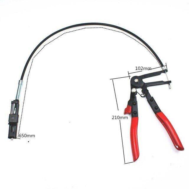 Auto Vehicle Tools Cable Type Flexible Wire Long Reach Hose Clamp
