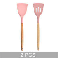 Pink Silicone Kitchen Utensils Set Non-Stick Heat-resistant Baking Cooking Tools Kitchenware Accessories