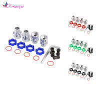 Lemangoo ล้อ Hex ต่อประกบ12มม. ถึง17มม. รถ Rc ใช้ได้กับ Traxxas Slash2WD Rustler Stampede 4WD รถ RC ชิ้นส่วนอะไหล่รถยนต์