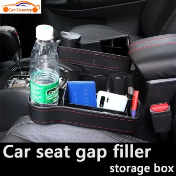 Car Seat Gap Filler Organizer, Center Console Storage Box Universal Fi