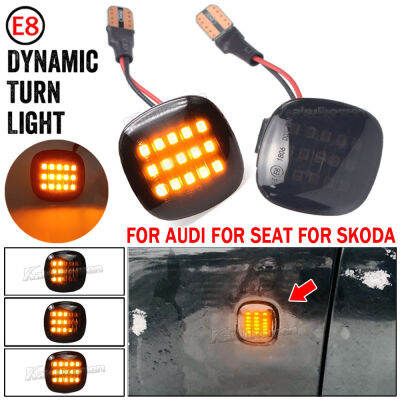 Canbus LED Amber Side Marker ไฟเลี้ยวสำหรับ Fabia 6Y 5J MK2 Octavia 1U A4 Rapid NH3 Roomster 3U4