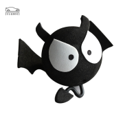 ELGMK Blowing Antenna Balls Lovely Black Big Eyes BAT Decorative Car