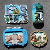 USA Las Vegas Fridge Magnet 3d Resin Refrigerator Stickers Travel Magnets Souvenir Home Decoration