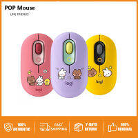 เมาส์ Logitech POP ดั้งเดิม,เมาส์ไร้สายพร้อมอีโมจิที่ปรับแต่งได้,เทคโนโลยี SilentTouch,เลื่อนความแม่นยำ/ความเร็ว,การออกแบบที่กะทัดรัด,บลูทูธ,USB,อุปกรณ์หลายเครื่อง,สำหรับ Pc/mac/ipad