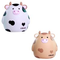 《Huahua grocery》การ์ตูนน่ารักวัวรูป Piggy Banksaving กล่องเงินเงินฝากออมทรัพย์สำหรับ CoinsFor วันเกิดแอมป์; ของขวัญคริสต์มาสเงินและธนาคาร
