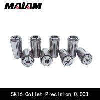 Sk16คอลเล็ตความแม่นยำสูง0.003คอลเล็ตสค์ชัคเครื่องตัดมิลลิ่ง Mesin Bubut CNC ที่ยึดเครื่องมือคอลเล็ตเราเตอร์3.175 4 6 8 10ชัค3 ~ 16มม.