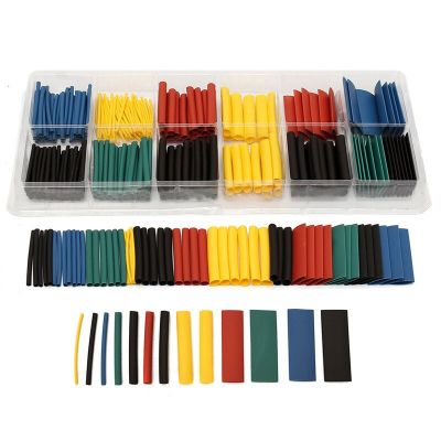 280PCS/Lot Assortment Ratio 2:1 Heat Shrink Tubing Tube Sleeve Sleeving Electronic Insulate Supplies For Wire Wrap Kit With Box Cable Management