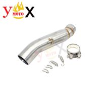 CBR 500 Motorcycle Slip On Middle Link Pipe Mid Exhaust Pipes Muffler Escape For Honda CBR500 CBR500X CBR500F CBR500R 2012-2015