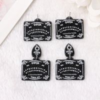 【CC】✼☃◙  10 Pcs Divination Ouija Planchette Charms Gothic Jewlery Findings Keychain Necklace Diy Making