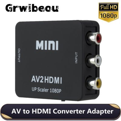 Chaunceybi CVBS to HDMI-compatible 1080P Video Converter MINI AV2HDMI Projector Set Top DVD