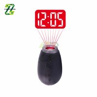 Portable Digital Projection Alarm Clock Mini Projector LED Clock Carry Time Flashlight Clock Electronic Clock