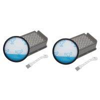 2X Hepa Vacuum Cleaner Filter Set for Rowenta Cyclonic RO3731EA, RO3724EA, RO3753EA, RO3786EA, RO3798EA, RO3718EA