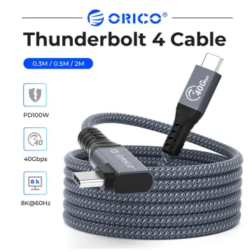 ORICO Thunderbolt 4 40Gbps Type-C 100W Charging Right-angle Cable