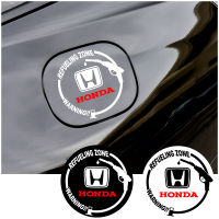 สำหรับ HONDA Civic XR-V CR-Z CRV HRV City Accord Legend Jazz VTi Fit Mobilio VEZEL ถังน้ำมันเชื้อเพลิงรถยนต์สติกเกอร์ไวนิลสะท้อนแสงสติกเกอร์รถรูปลอกขายส่ง