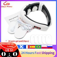 ZZOOI Electric Neck Massager &amp; Pulse Back 6 Modes Power Control Far Infrared Heating Pain Relief Tool Health Care Relaxation Machine