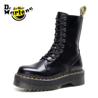 Dr. Martens Women S Martin Boots Jadon Thick Soled 10 Hole Martin Boots High Top Leather Side Zipper Martin Boots Hi Smooth Leather Platfoem Boots