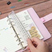 【CC】◄❣  Ruler A5 A6 Page Finder Measuring Binder Notebook Dividing Pages Planner Agenda Organizer