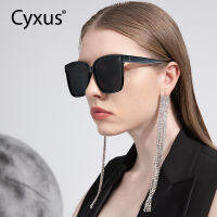 Cyxus แว่นตากันแดดโพลาไรซ์สำหรับผู้หญิงผู้ชายสแควร์ขนาดใหญ่ดวงอาทิตย์แว่นตาแฟชั่นแว่นตา UV400 ป้องกันแสงสะท้อนแว่นตาตั้งแคมป์ขับรถแว่นตา 1014