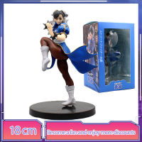 Street Fighter อะนิเมะ Chun-Li Fighting เกมรูปปั้น Periphery Street Fighter Action Figurines ตุ๊กตาสะสม Pvc รุ่น